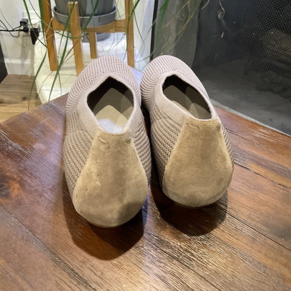 EILEEN FISHER Taupe Ballet Flats Beige Slip On Knit Stretch size 6.5 - Picture 4 of 8
